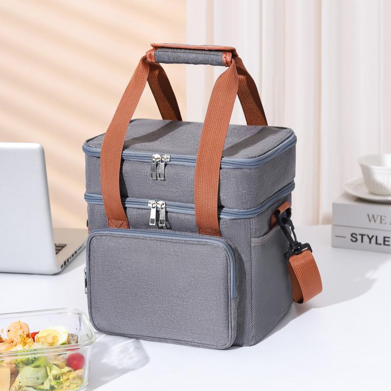 Travel Accessories Officeworks - กระเป๋าเก็บอุณหภูมิสำหรับอาหารกลางวันแบบพกพา กระเป๋าเก็บความเย็นกันน้ำสำหรับปิกนิก ภาชนะใส่อาหารสำหรับเดินทาง อุปกรณ์เตรียมอาหารสำหรับสำนักงานและที่ทำงาน ของขวัญ