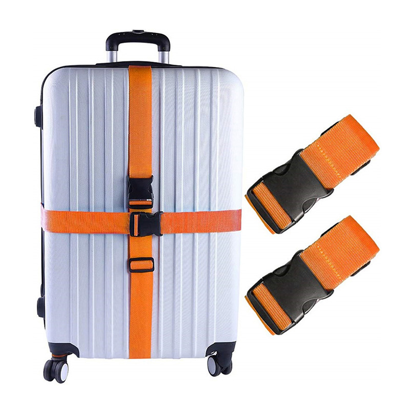 Travel Accessories Essentials - ปรับสายรัดกระเป๋าเดินทาง Travel Essential อุปกรณ์เสริมกระเป๋าเดินทางอุปกรณ์เข็มขัดคงที่ 2 ชิ้น