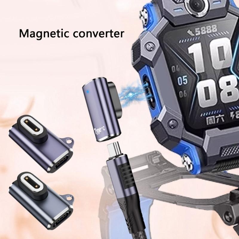 Travel Accessories Kids - อะแดปเตอร์แม่เหล็ก 193A Type C อินเทอร์เฟซการชาร์จสำหรับอุปกรณ์อิเล็กทรอนิกส์สำหรับเด็ก imoo