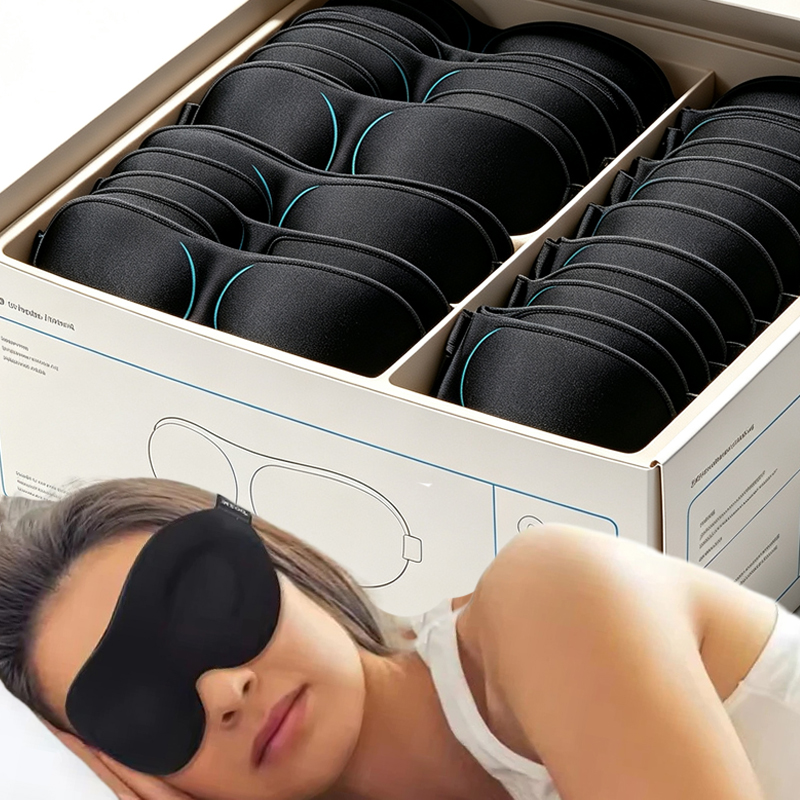 Eye Mask Sleep Travel - หน้ากากปิดตาสำหรับนอนหลับ ผ้าปิดตาแบบพกพา หน้ากากปิดตาสำหรับเดินทาง หน้ากากปิดตา 3 มิติ