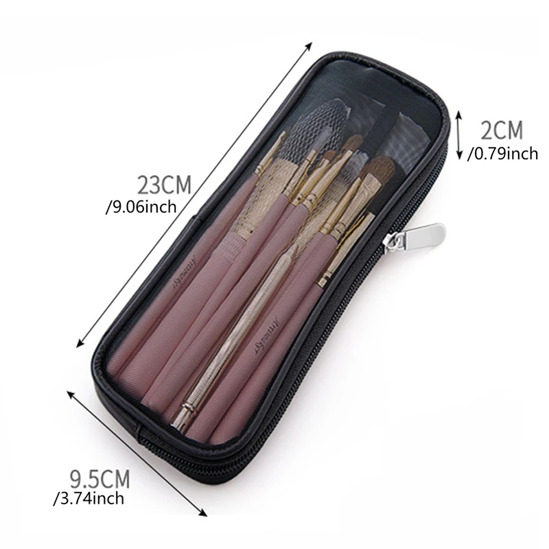 Travel Accessories Kit For Women - กระเป๋าใส่แปรงแต่งหน้า กระเป๋าเครื่องสำอางสำหรับเดินทาง สำหรับผู้ชาย ผู้หญิง ชุดอุปกรณ์เสริมความงาม กระเป๋าตาข่ายใส่เครื่องสำอาง