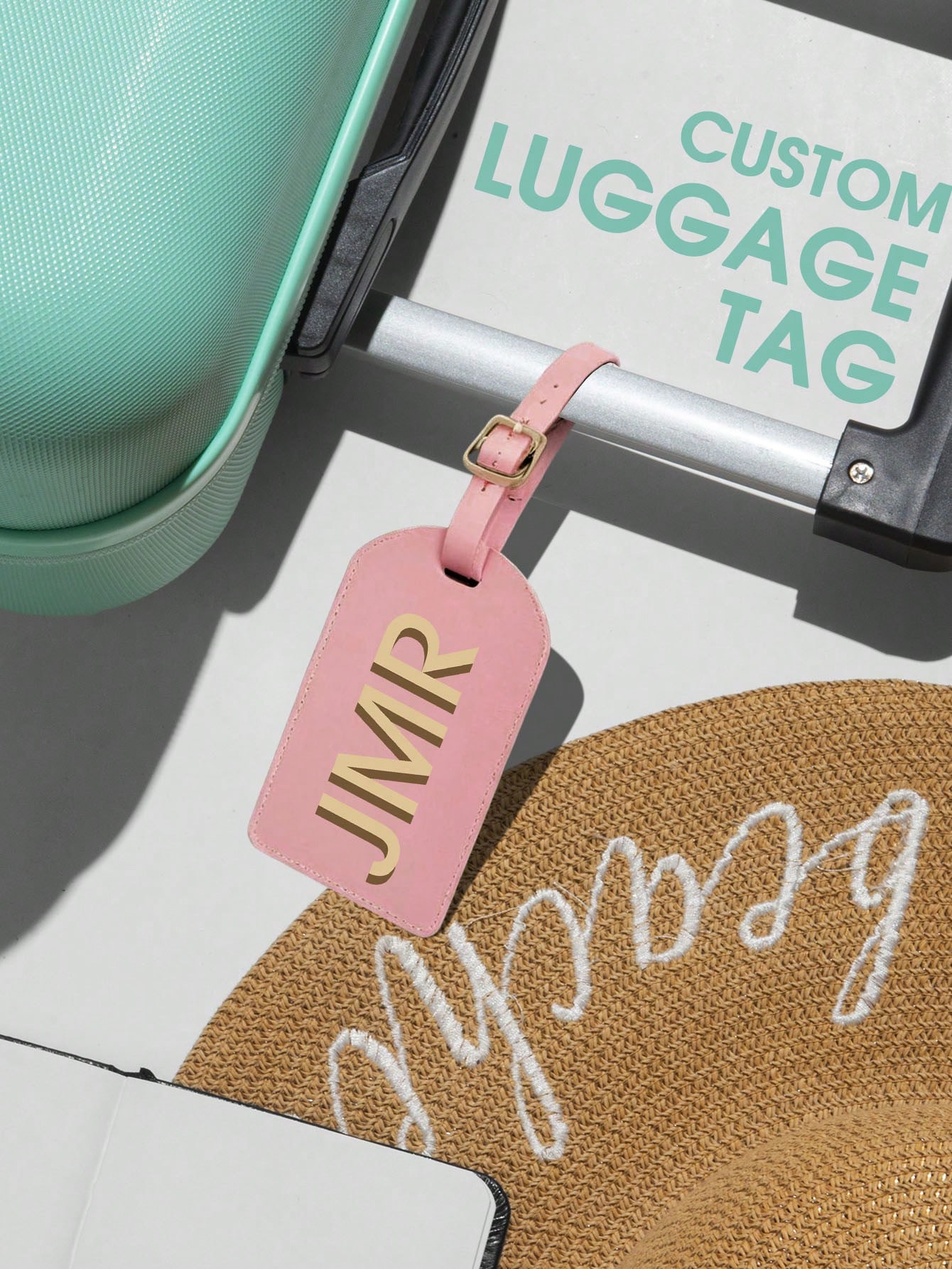 ป้ายติดกระเป๋าเดินทางแบบกำหนดเ - Travel Accessories Leather บทวิจารณ์และราคา