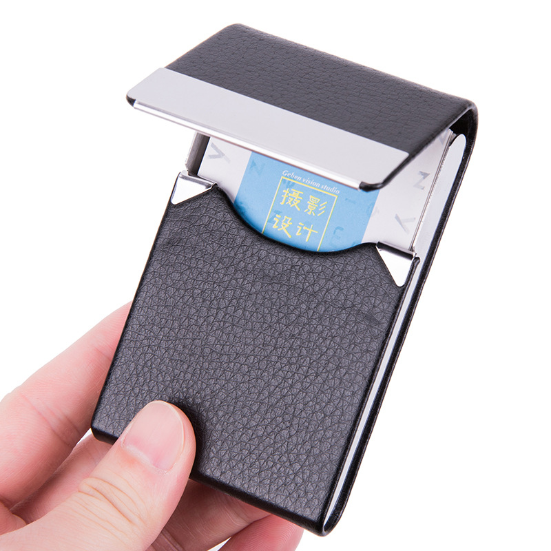 1 PC ผู้ถือบัตรธุรกิจกรณี Man  - Travel Wallet Slim บทวิจารณ์และราคา