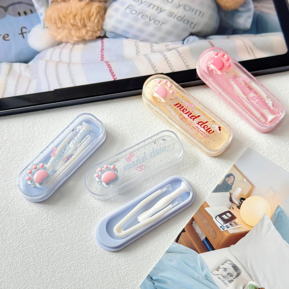 ชุดอุปกรณ์ใส่คอนแทคเลนส์ลายอุ้ - Travel Accessories Kit For Women บทวิจารณ์และราคา