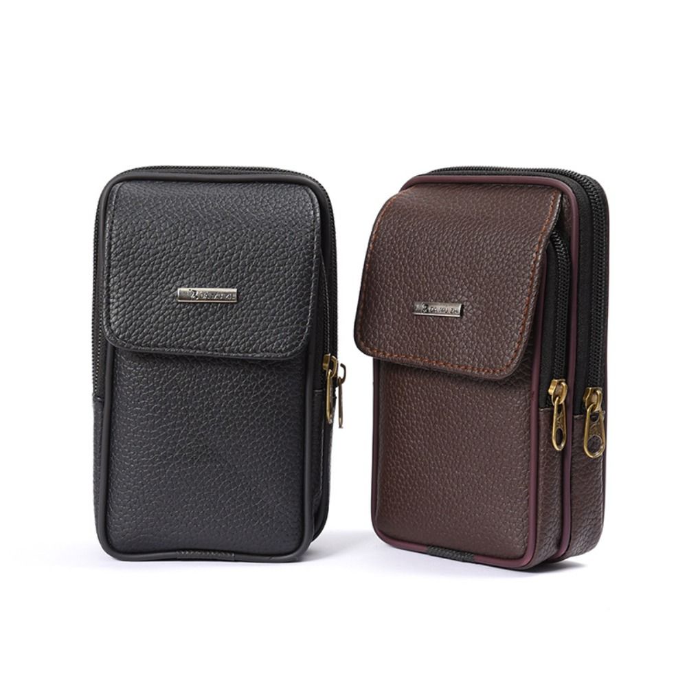 กระเป๋าคาดเอวหนัง PU สำหรับผู้ - Travel Accessories Leather บทวิจารณ์และราคา