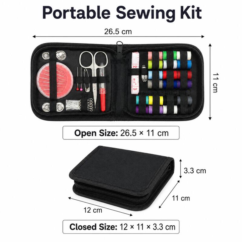 ชุดเย็บผ้าพกพาสำหรับมือใหม่และ - Travel Accessories To Sew บทวิจารณ์และราคา