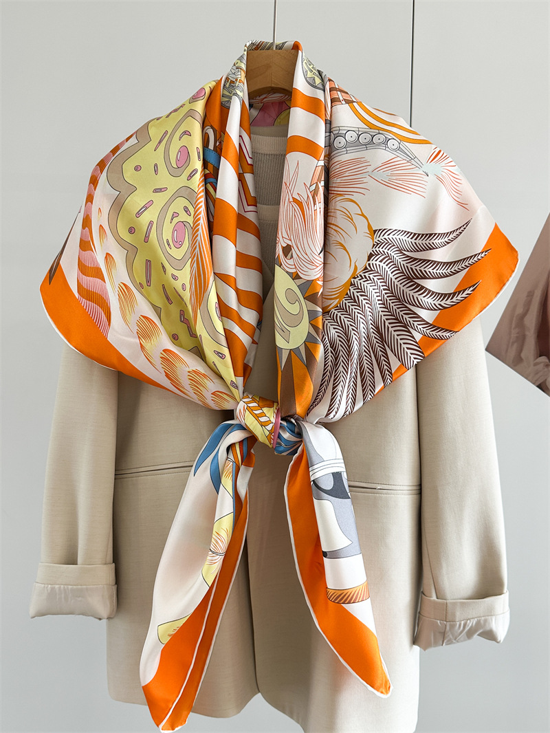 Designer ผ้าพันคอผ้าไหมผู้หญิง - Travel Accessories Neck บทวิจารณ์และราคา