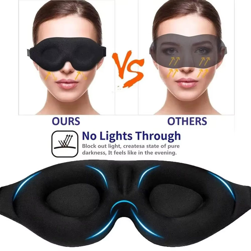 ผ้าปิดตาสำหรับการนอนหลับ 3D นุ - Eye Mask Sleep Travel บทวิจารณ์และราคา