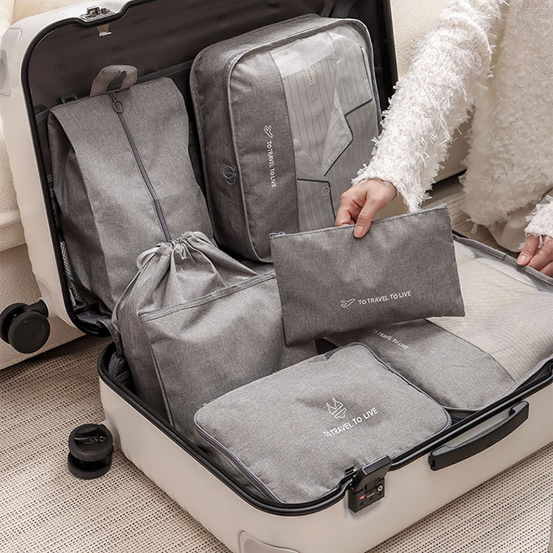 ชุดกระเป๋าจัดระเบียบสำหรับเดิน - Travel Accessories Kit For Women บทวิจารณ์และราคา