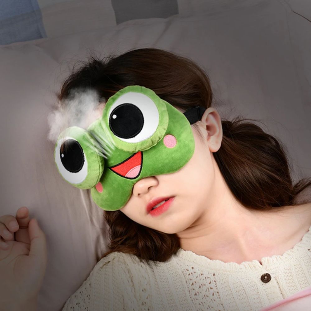 หน้ากากปิดตาสำหรับนอนลายการ์ตู - Eye Mask Sleep Travel บทวิจารณ์และราคา