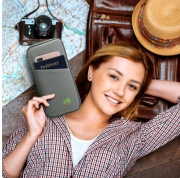 กระเป๋าใส่พาสปอร์ตสำหรับเดินทา - Travel Wallet Slim บทวิจารณ์และราคา