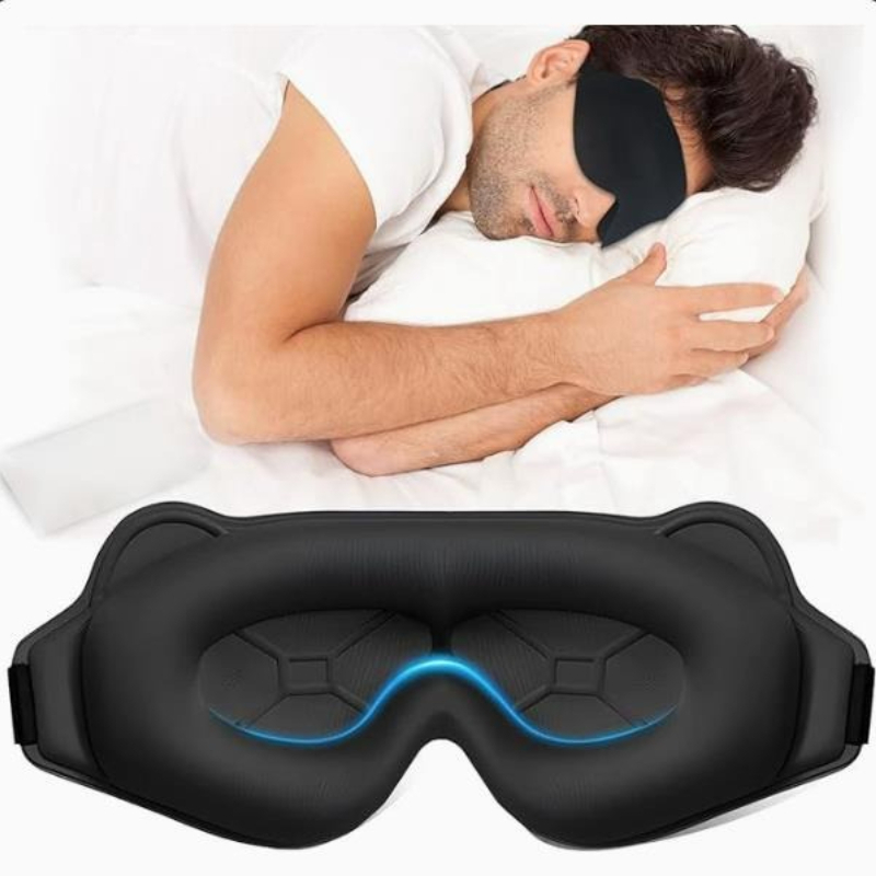หน้ากากปิดตา 3D ป้องกันแสง หน้ - Eye Mask Sleep Travel บทวิจารณ์และราคา
