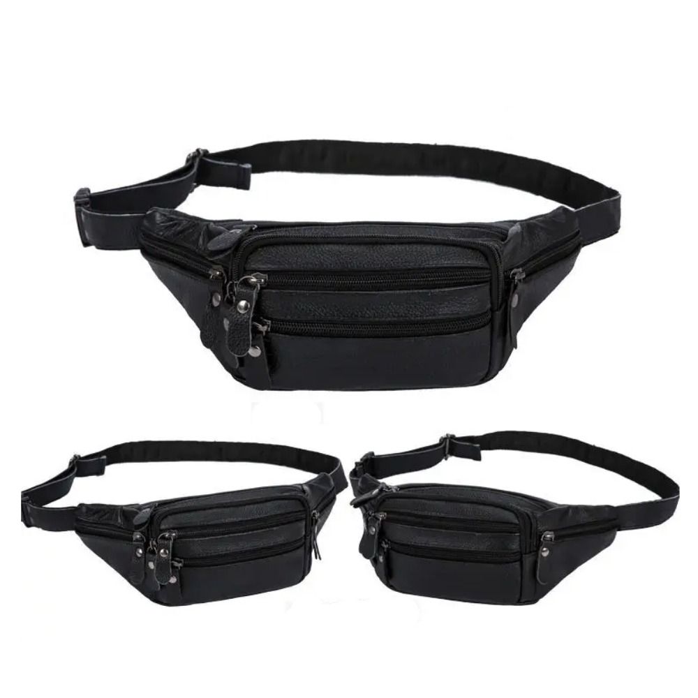 กระเป๋าคาดเอวหนัง PU สำหรับผู้ - Travel Accessories Leather บทวิจารณ์และราคา