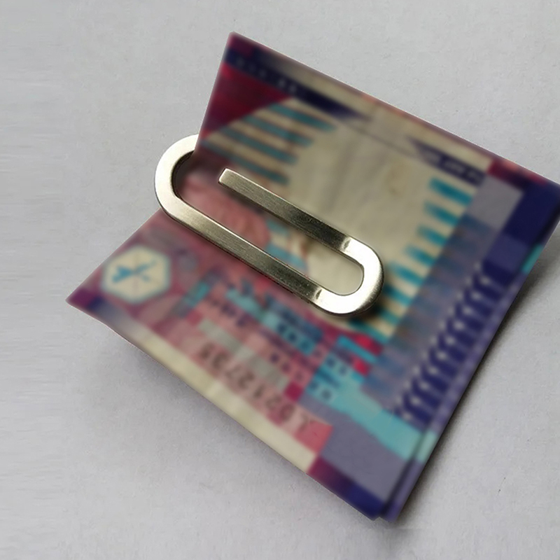 คลิปหนีบเงินสแตนเลสแบบบาง 1 ชิ - Travel Wallet Slim บทวิจารณ์และราคา