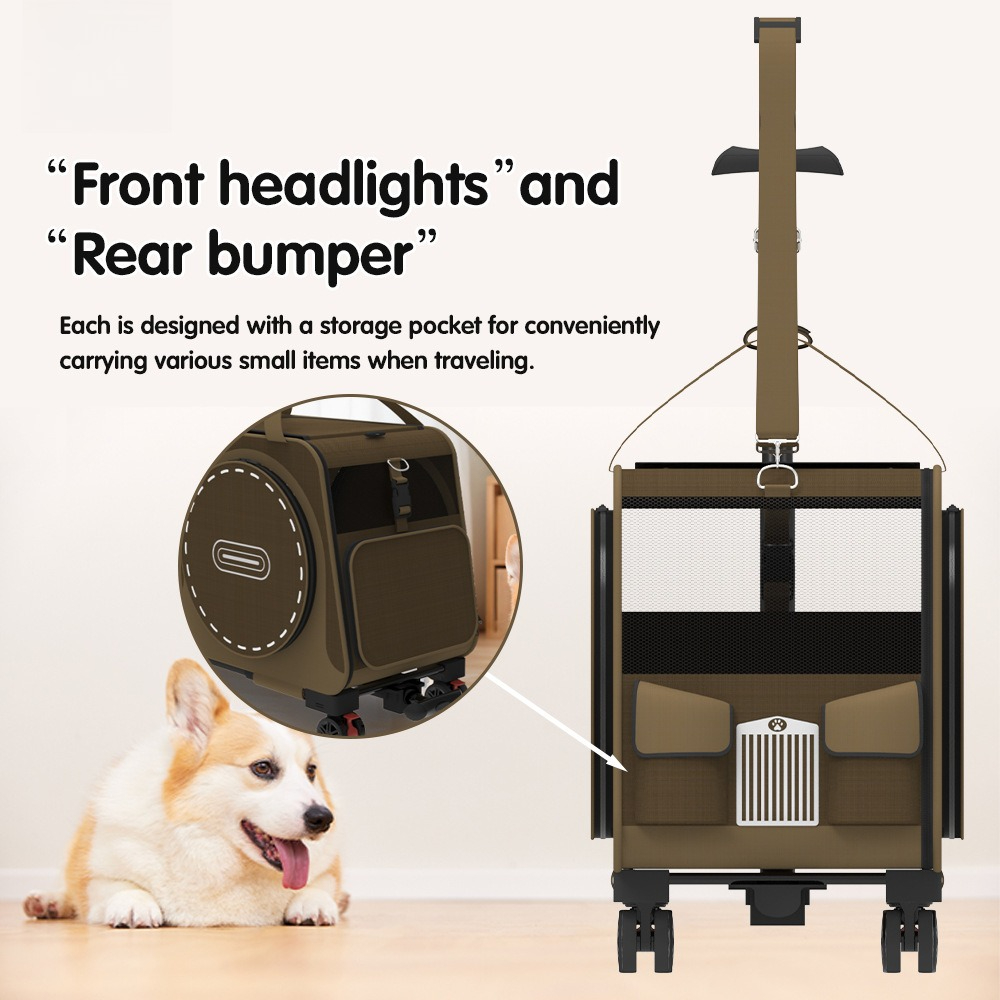 กระเป๋ารถเข็นสัตว์เลี้ยงสำหรับ - Travel Accessories Amazon บทวิจารณ์และราคา