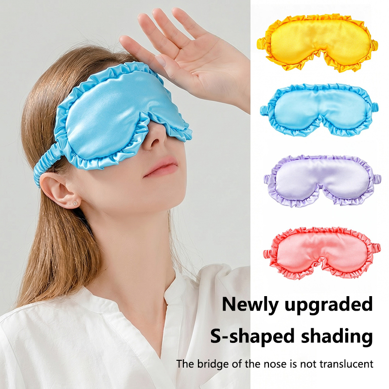 หน้ากากปิดตาแฟชั่นผ้าไหมเทียมเ - Eye Mask Sleep Travel บทวิจารณ์และราคา