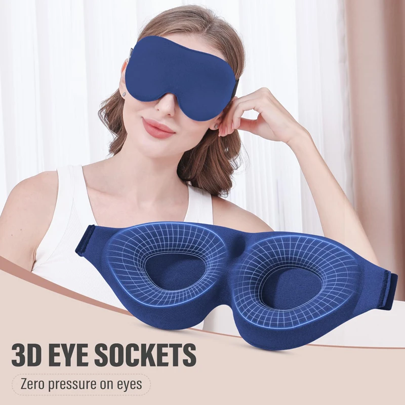 หน้ากากปิดตา 3D สำหรับการนอนหล - Eye Mask Sleep Travel บทวิจารณ์และราคา