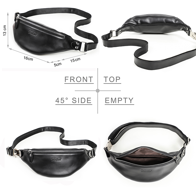 ติดต่อผู้ชายเอวแพ็คของแท้หนัง  - Travel Accessories Leather บทวิจารณ์และราคา