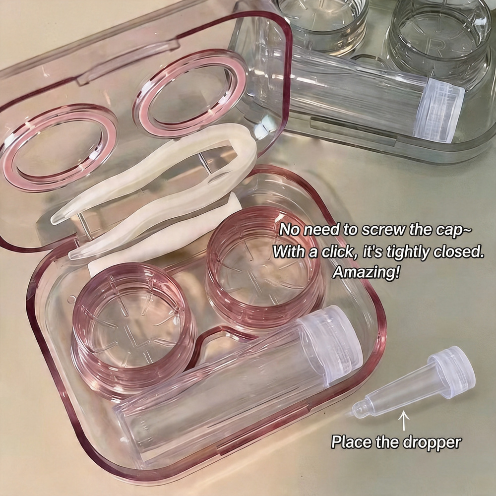 KLASSNUM กล่องใส่คอนแทคเลนส์น่ - Travel Accessories Kit For Women บทวิจารณ์และราคา