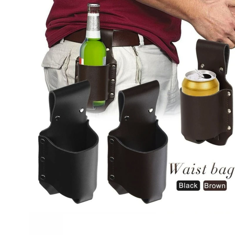 1 PC คลาสสิก PU หนังผู้ถือขวดเ - Travel Accessories Leather บทวิจารณ์และราคา