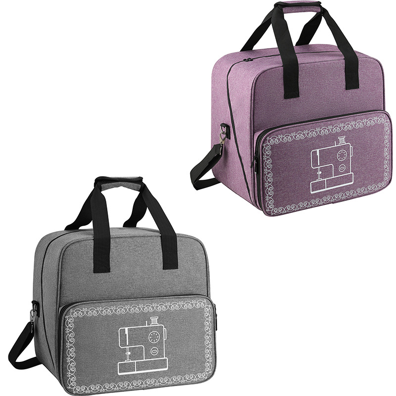 จักรเย็บผ้าขนาดใหญ่กระเป๋าสีเท - Travel Accessories To Sew บทวิจารณ์และราคา