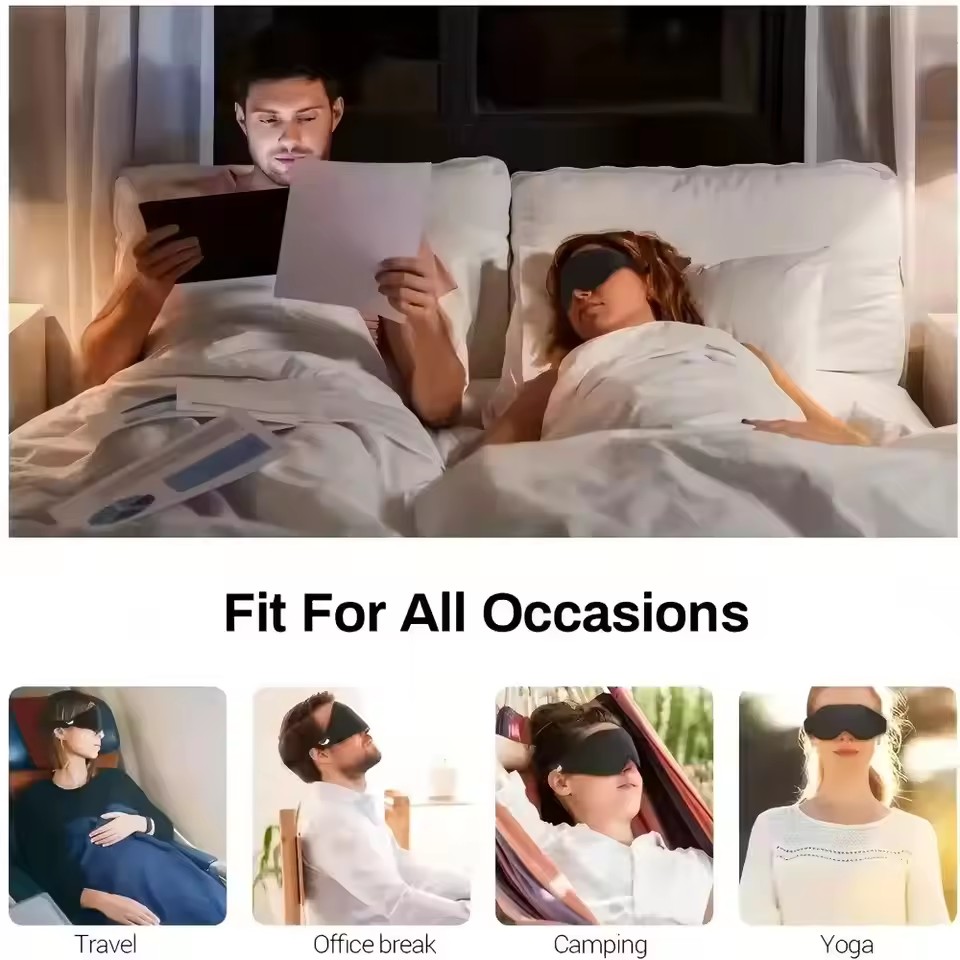 หน้ากากปิดตา 3D, หน้ากากปิดตาน - Eye Mask Sleep Travel บทวิจารณ์และราคา