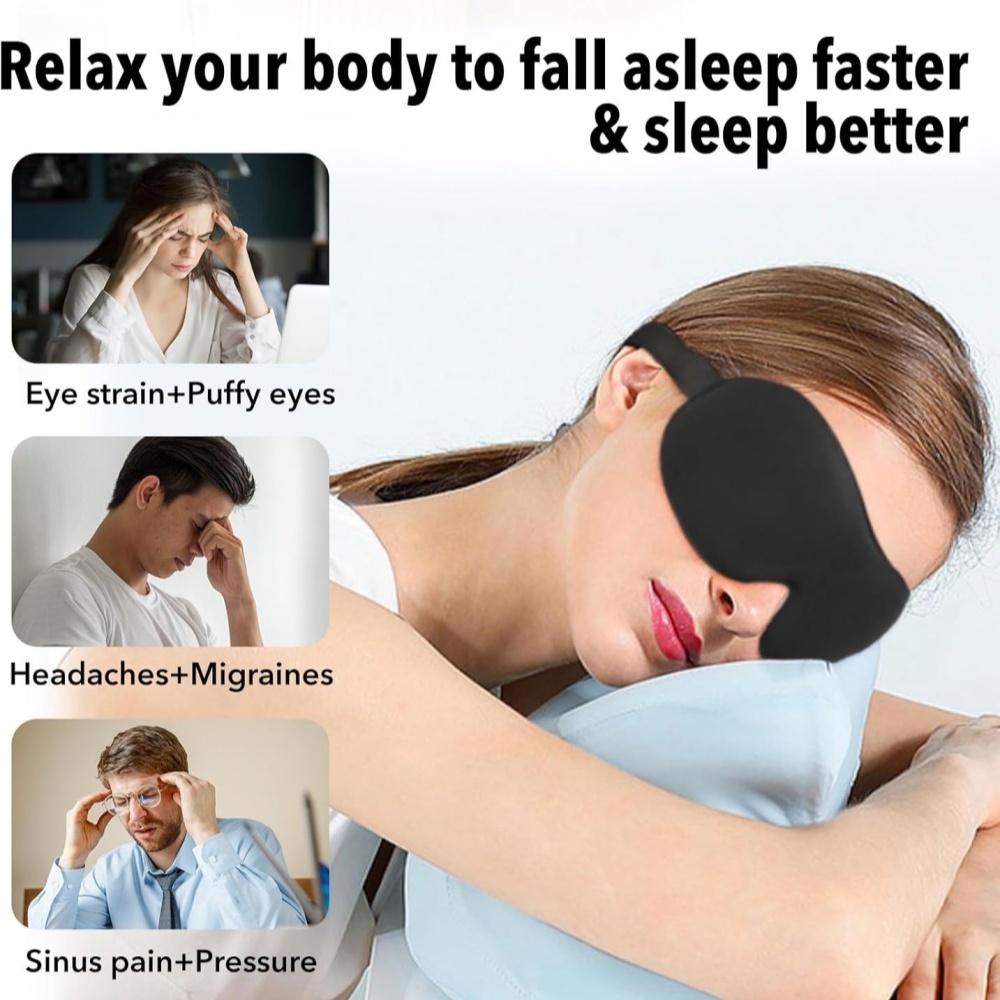 หน้ากากปิดตา 3 มิติ สำหรับนอนห - Eye Mask Sleep Travel บทวิจารณ์และราคา