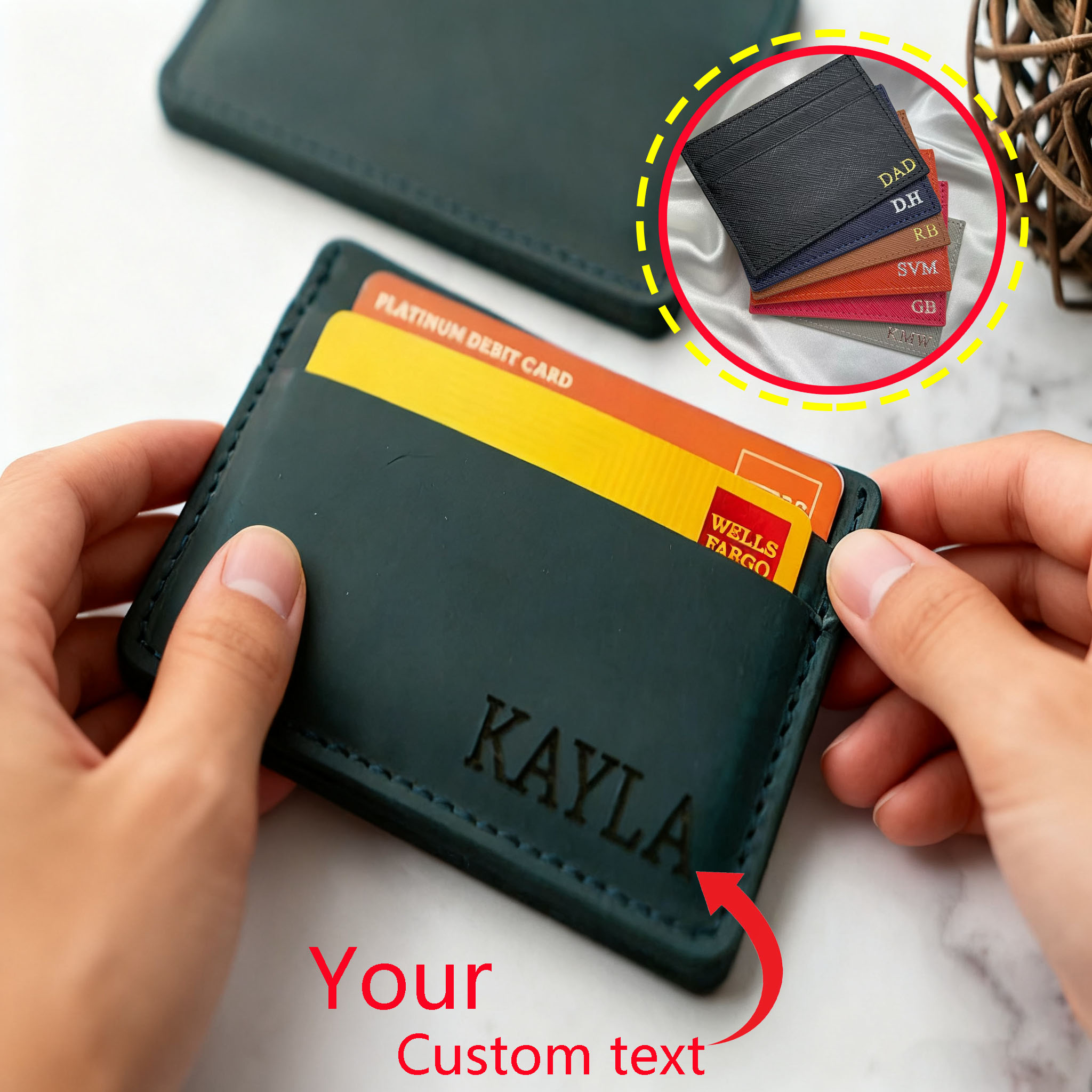 ซองใส่บัตรหนังแท้คุณภาพสูงแบบก - Travel Wallet Slim บทวิจารณ์และราคา