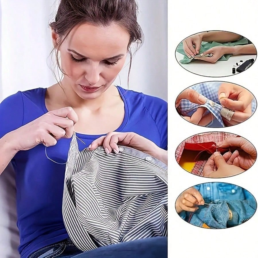 ชุดอุปกรณ์เย็บผ้าแบบพกพา 1 ชิ้ - Travel Accessories To Sew บทวิจารณ์และราคา