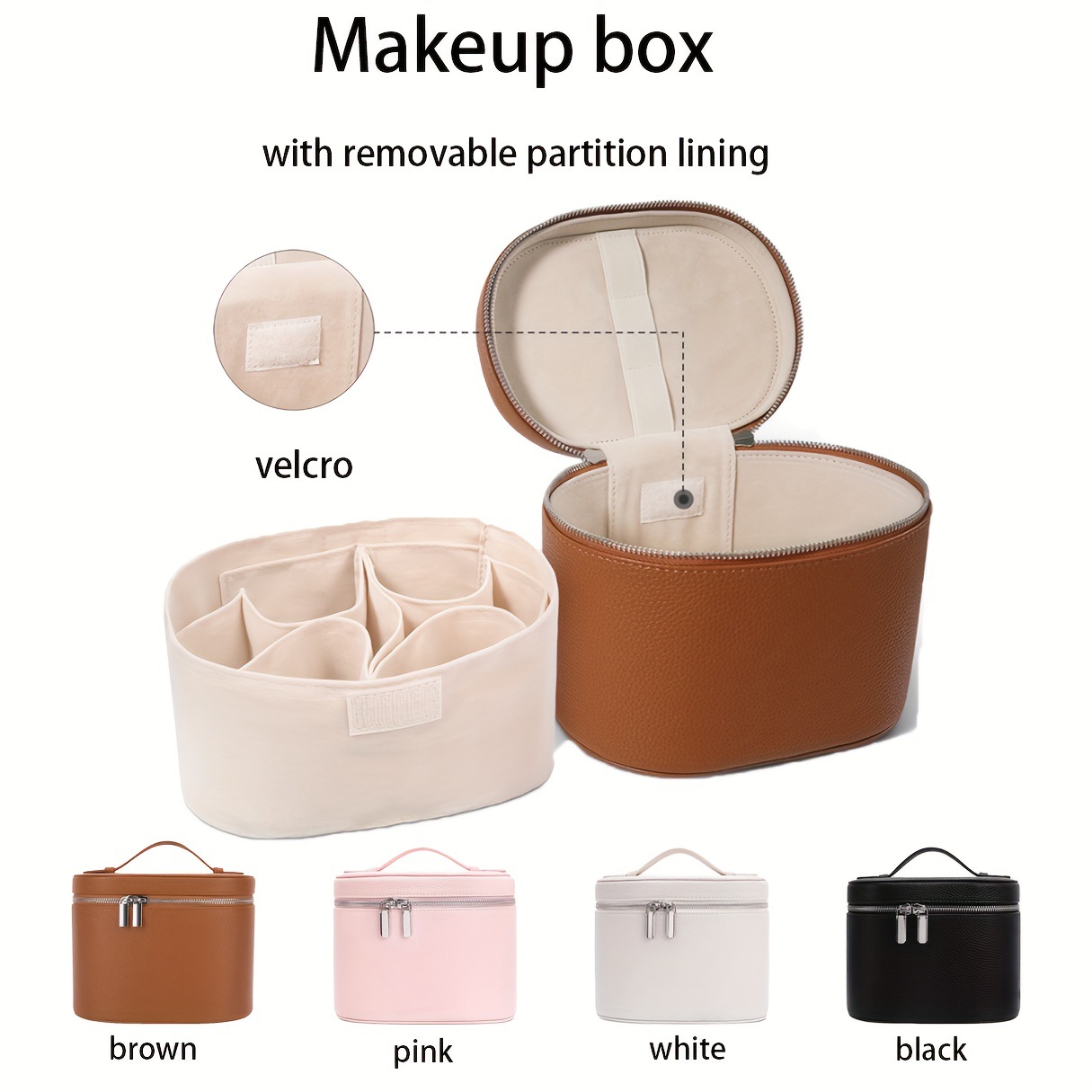 กระเป๋าเครื่องสำอางหนัง PU ควา - Travel Accessories Leather บทวิจารณ์และราคา